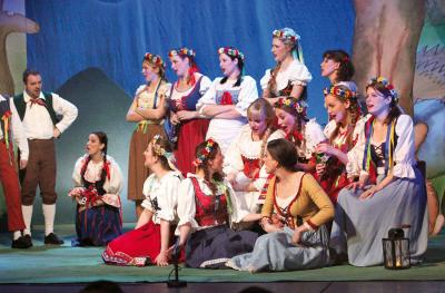 V studni - komick� opera