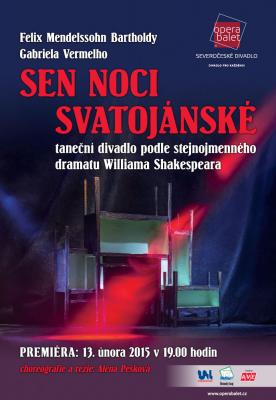 Plak�t - Sen noci svatoj�nsk�, tane�n� divadlo