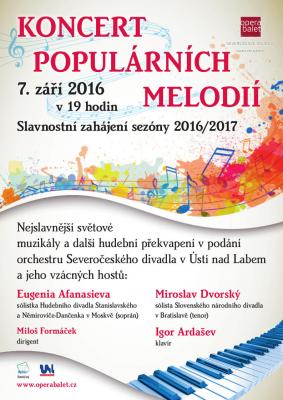 Koncert popul�rn�ch melodi� 7.9.2016