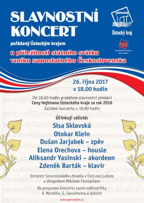 Slavnostn� koncert - �steck� kraj