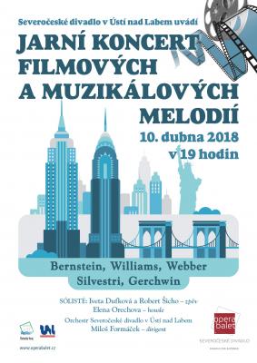 Jarn� koncert filmov�ch a muzik�lov�ch melodi� - plak�t