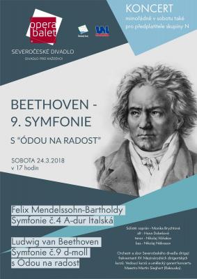 Beethoven - 9.Symfonie s ��dou na radost� plak�t