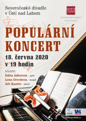 Popul�rn� koncert 2020 plak�t