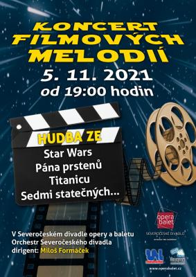 plak�t Koncert filmov�ch melodi�