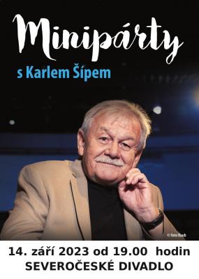 plak�t minip�rty s Karlem ��pem