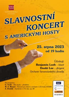 Slavnostn� koncert s americk�mi hosty