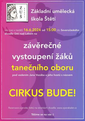 plak�t - Cirkus bude!