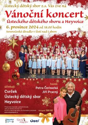 plak�t V�NO�N� KONCERT �STECK�KO D�TSK�HO SBORU