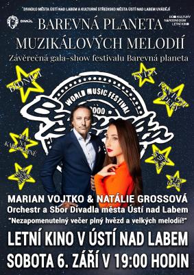 Plak�t - Barevn� planeta muzik�lov�ch melodi�