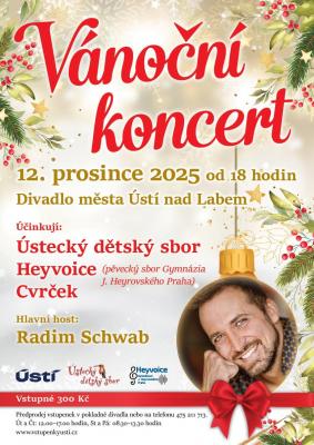 Plak�t - V�no�n� koncert �steck� d�tsk� sbor