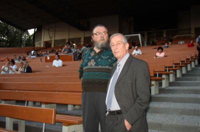 AIDA open air opera letn� kino �st� nad Labem 2.9.2004 - Petr Jon� - �editel divadla